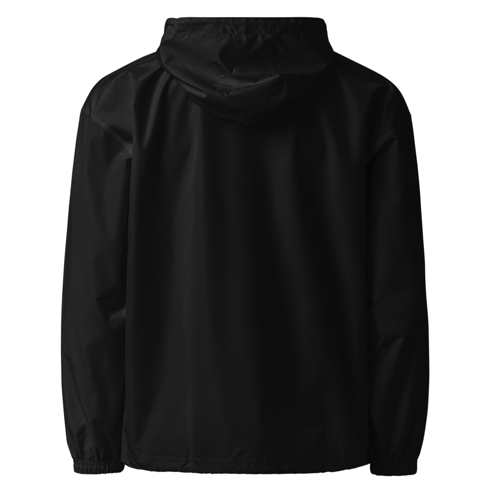 SOVR Mushroom Embroidered Champion Packable Anorak — Black