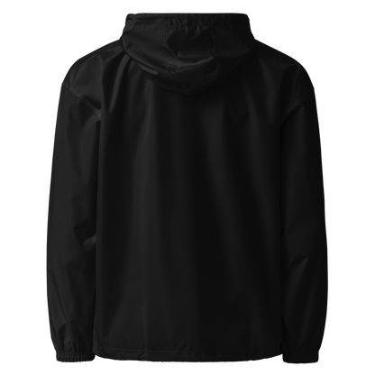 SOVR Mushroom Embroidered Champion Packable Anorak — Black