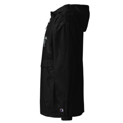 SOVR Mushroom Embroidered Champion Packable Anorak — Black